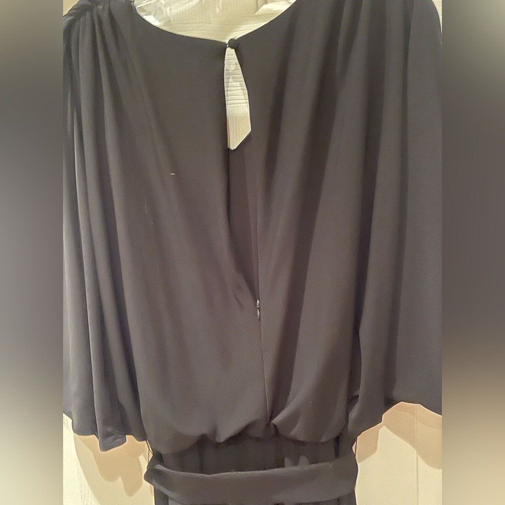dressbarn Black Maxi jumpsuit Plus XL - Picture 8 of 10